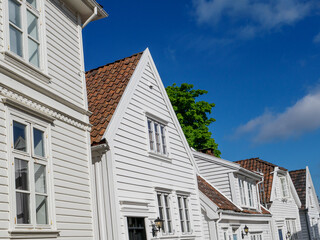 Fototapeta na wymiar Die Altstadt von Stavanger in Norwegen