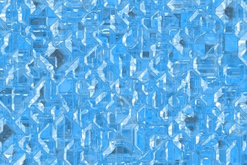 amazing blue technology optic template digital drawn texture illustration