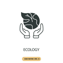 ecology icons  symbol vector elements for infographic web

