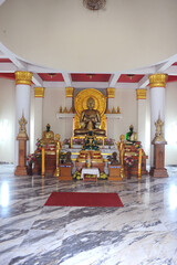Statues of Goutam Buddhya at Comilla Monastry_2
