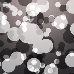 Illustration created by computer program. It is a translucent circle overlapping.
Make the objects inside stand out. Simulates a shallow depth of field by creating a blurry background in black and whi