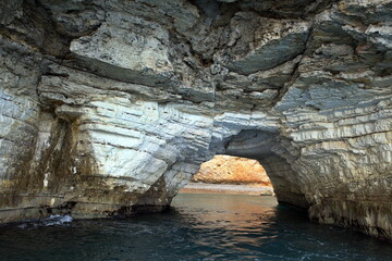 A cave along the Gargano pesinsula, Apulia region, Italy.