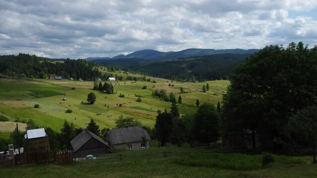 picturesque ukrainian village