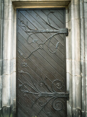Old doors on the Church in the South Star.