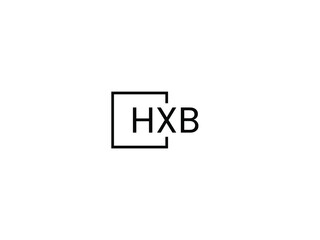 Obraz premium HXB letter initial logo design vector illustration