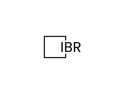 IBR letter initial logo design vector illustration