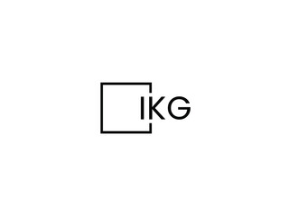 Obraz premium IKG letter initial logo design vector illustration