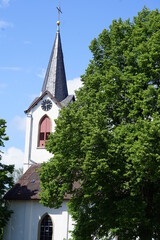Fototapeta na wymiar church in Leopoldshöhe
