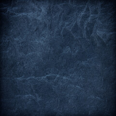 Blue texture dark slate background. Stone surface background © peekeedee