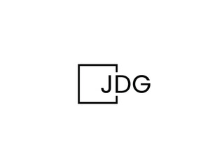 JDG letter initial logo design vector illustration