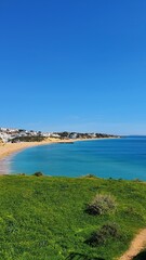 Coastline Algarve, Portugal, Albufeira Küste Beach