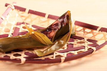 Rice dumplings, Glutinous Rice Wrapped in Bamboo Leaves