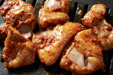 Spicy Seasoned Meat on the Grill