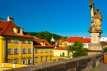 Beautiful architecture of Praha, the medieval capital of Czech republic	