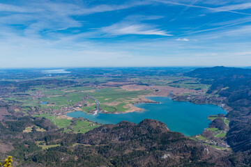 Fototapeta na wymiar scenery at the Herzogstand (Bavaria, Germany)