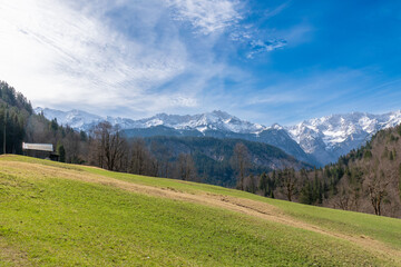 landscape in the mountains (Bavaria, Germany)