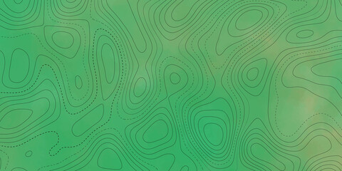 Abstract background with stylized height of the topographic map contour in lines and contours. The concept of a conditional geography scheme and the terrain path. Vector illustration. Geometric design