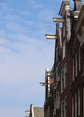 Fototapeta na wymiar old facade in Amsterdam 