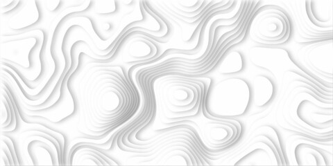 Abstract design with black and white abstract background . Abstract papercut and multi layer cutout geometric pattern on vector, Abstract soft white background with waves, textured Papercut .