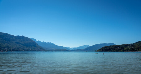 lake and mountains