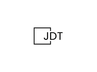 JDT letter initial logo design vector illustration