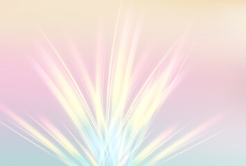 Rainbow prism flare lens realistic effect. Vector illustration of light refraction texture - obrazy, fototapety, plakaty