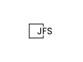 Obraz premium JFS letter initial logo design vector illustration 