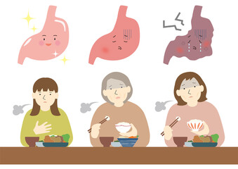 の調子が悪いレディースと胃セット