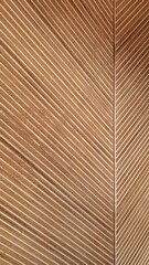 herringbone pattern solid wooden batten wall background with natural color finishing