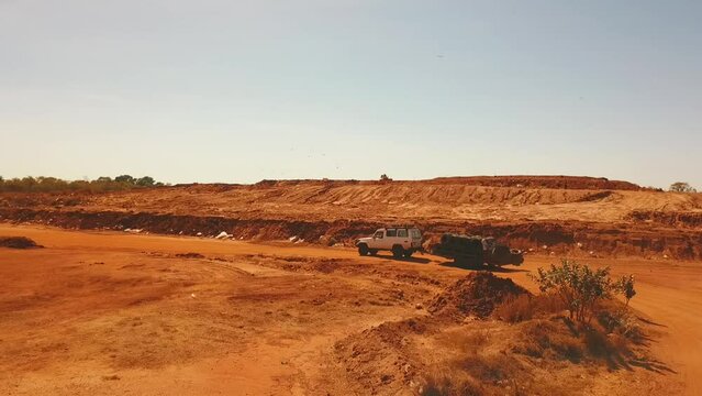 Trajet en 4x4 / 4WD dans les Kimberley en WA Western Australia en direction de Derbis