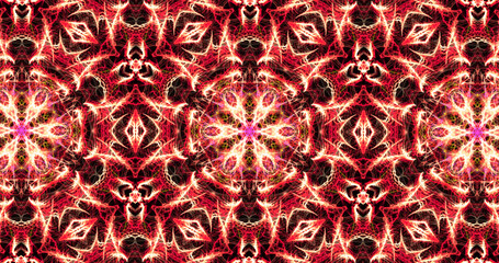 Abstract, futuristic and colorful pattern