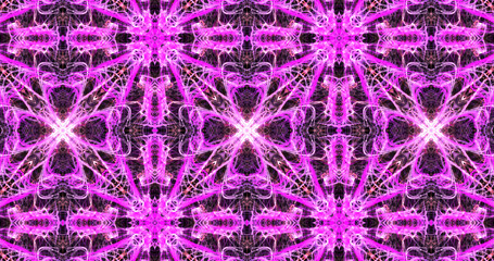 Abstract, futuristic and colorful pattern