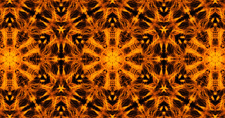 Abstract, futuristic and colorful pattern