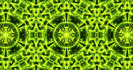 Abstract, futuristic and colorful pattern