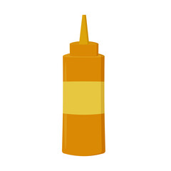 mustard sauce in bottle