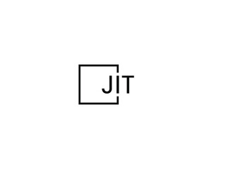 JIT letter initial logo design vector illustration	