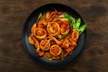 Squids Roe with Korean Sauce Kochujung