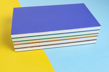 Physical paper book over background - closeup