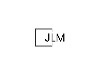 JLM letter initial logo design vector illustration