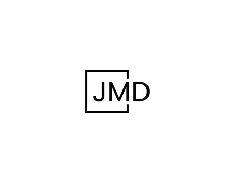 JMD letter initial logo design vector illustration