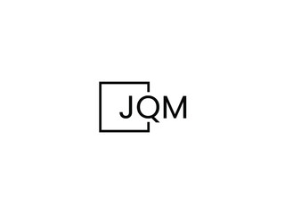 JQM letter initial logo design vector illustration