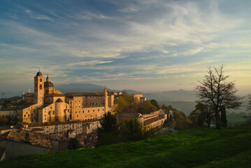 View of Urbino, Unesco World Heritage. Marche Region, Italy