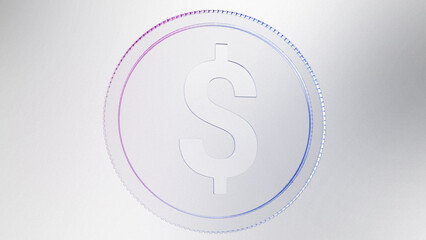 Coin Dolar Sign - Super HighQuality Coin - Transparent Coin