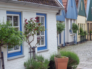 Das Fischerdorf Holm in Schleswig-Holstein