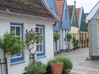 Das Fischerdorf Holm in Schleswig-Holstein
