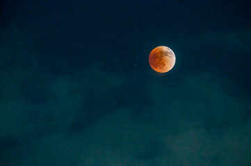 Obraz na płótnie Canvas Bllod Moon eclipse