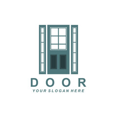 Home Door Logo, Home Interior icon design