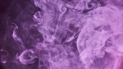 the colorful smoke