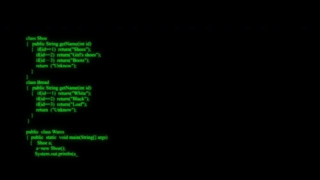 Developer is browsing html code on the computer screen. HTML Web Page Code Scrolling Programming code abstract technology background for software developer and Computer script concept.