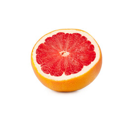 Fresh grapefruit isolated on a white background
